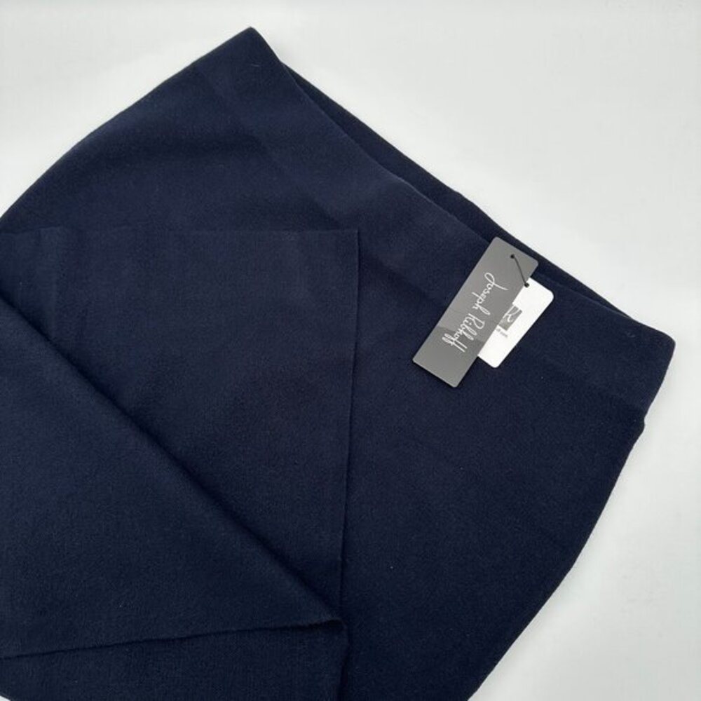 Joseph Ribkoff‎ Women's Sweater Knit Midi Skirt, Size Large, Midnight Blue